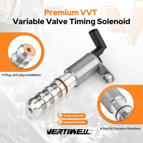 حزمة من 1 VVT متغير صمام توقيت الملف اللولبي صمام التحكم في زيت العادم متوافق مع بويك لاكروس كاديلاك ATS شيفروليه كامارو 3.6L 4.2L V6 V8 2017-2023 2024 2025 يستبدل 916-519 in Kuwait