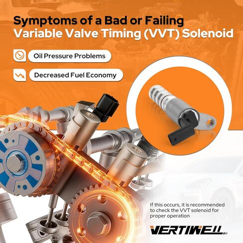 حزمة من 1 VVT متغير صمام توقيت الملف اللولبي صمام التحكم في زيت العادم متوافق مع بويك لاكروس كاديلاك ATS شيفروليه كامارو 3.6L 4.2L V6 V8 2017-2023 2024 2025 يستبدل 916-519 in Kuwait