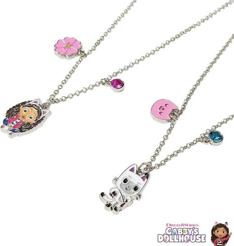 LUV HER Gabby's Dollhouse BFF Necklace Set, Gabby and Pandy Paws Girls Friendship Gift for Ages 3+ in Kuwait