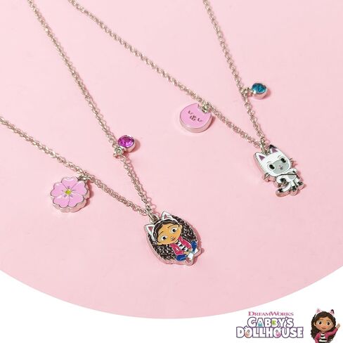 LUV HER Gabby's Dollhouse BFF Necklace Set, Gabby and Pandy Paws Girls Friendship Gift for Ages 3+ in Kuwait