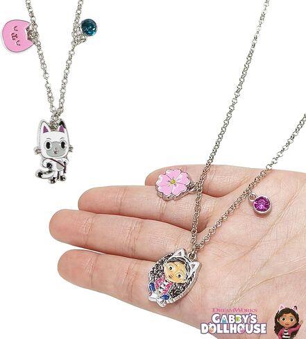 LUV HER Gabby's Dollhouse BFF Necklace Set, Gabby and Pandy Paws Girls Friendship Gift for Ages 3+ in Kuwait