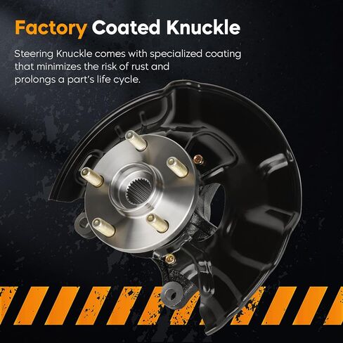 Front Left Steering Knuckle Wheel Bearing Hub Assembly for Toyota Corolla Sedan 2014-2018 1.8L, for Matrix Base 2009-2013 1.8L, Driver Side, 698-477 LK033 4778202210 in Kuwait