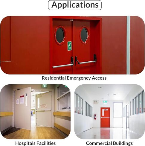 FHC Emergency Access Tool, Stainless Steel Material, Stainless Steel Finish, Universal Door Unlock Design, Rubber Grip Sleeve for Service and Maintenance Applications in Kuwait