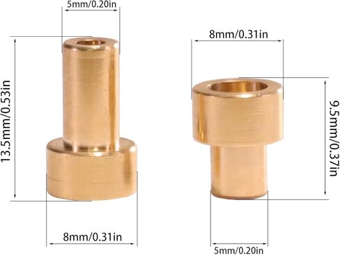 keeda 6PCS CNC Precision Machined Brass Body Lift Spacer Kit for 1/12 MN82 LC79 RC Car Upgrade in Kuwait