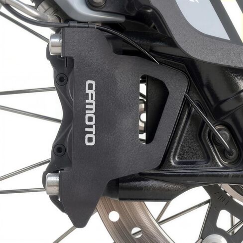 واقي حماية فرجار الفرامل الأمامي يناسب CFMOTO Ibex 450، واقي قرص الفرامل من سبائك الألومنيوم، غطاء فرجار خفيف الوزن ومقاوم للصدأ، سهل التركيب، ملحقات CFMOTO Ibex 450 450MT in Kuwait
