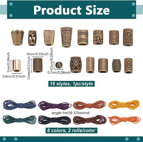 WEBEEDY 16 Pcs Elastic Bands for Traveler Notebook, 8 Colors 17.5 Yards Elastic Straps with 16 Alloy Decorative Toggles for Travelers Notebook Organization Accessories Office Gift Wrapping Decoration in Kuwait
