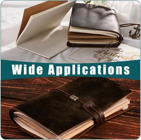 WEBEEDY 16 Pcs Elastic Bands for Traveler Notebook, 8 Colors 17.5 Yards Elastic Straps with 16 Alloy Decorative Toggles for Travelers Notebook Organization Accessories Office Gift Wrapping Decoration in Kuwait