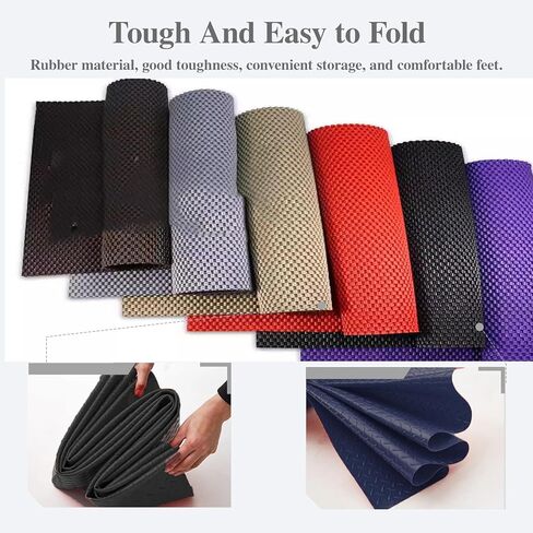 Non-Slip Rubber Commercial Mats for Mechanics, Heavy-Duty Automotive Floor Matting, SUV Shed Protector, Durable Gray Mat (60x70cm / 23.6x27.5in) in Kuwait