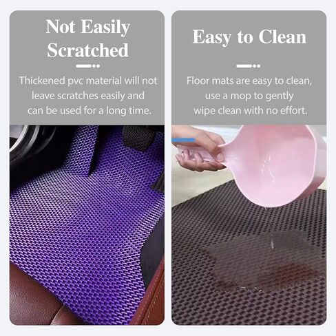 Non-Slip Rubber Commercial Mats for Mechanics, Heavy-Duty Automotive Floor Matting, SUV Shed Protector, Durable Gray Mat (60x70cm / 23.6x27.5in) in Kuwait