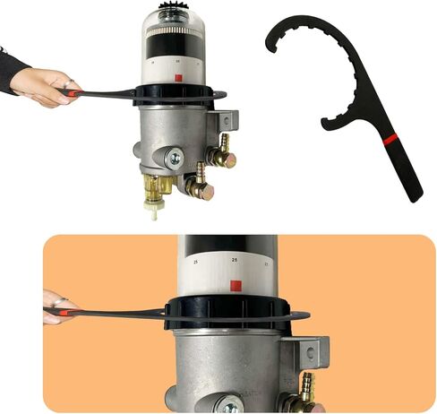 4.6 Inch, 6 Inch, 8 Inch Fuel Filter Wrench, Oil Filter Wrench Set Compatible with 380134 382 Detroit Diesel Truck Engines in Kuwait