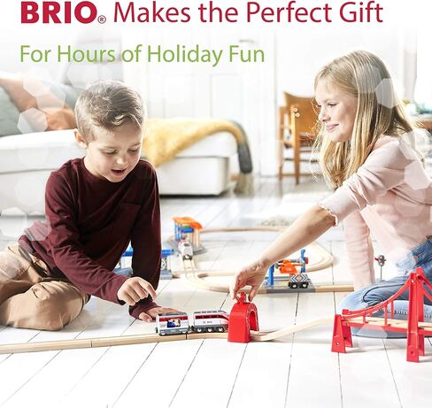 BRIO World 33099 - طاولة لعب - طاولة مجموعة قطار خشبي للأطفال من سن 3 سنوات فما فوق in Kuwait