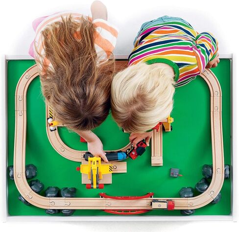 BRIO World 33099 - طاولة لعب - طاولة مجموعة قطار خشبي للأطفال من سن 3 سنوات فما فوق in Kuwait