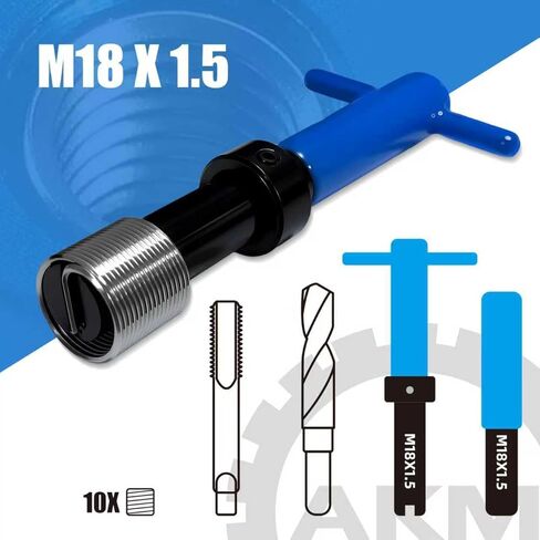 AKM 15PCS M18*1.5 Metric Thread Repair Kit in Kuwait