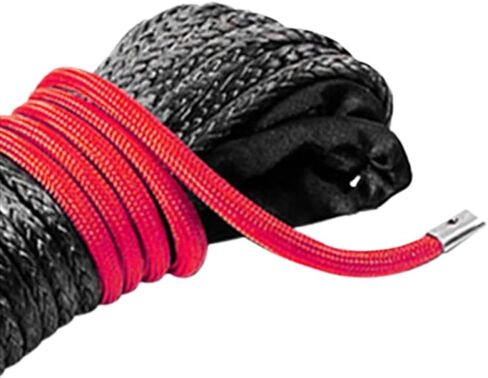Synthetic Winch Rope Kit Winch Hook Pull Strap Outdoor Traction Rescue FSM in Kuwait