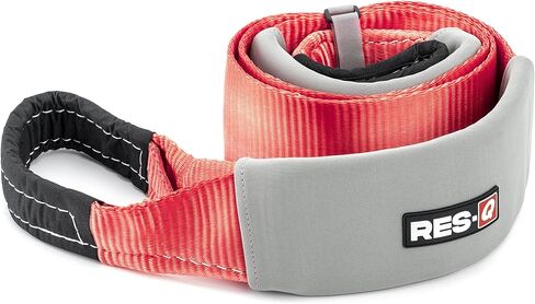 RES-Q Tree Saver Strap 4" x 8 Ft with 40,000 lb Breaking Strength - Nylon Recovery Tree Strap with Padded Sleeve Protector and Utility Cinch Straps in Kuwait
