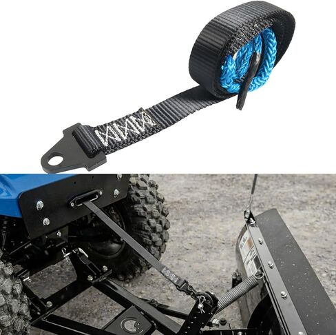 64 Inch Long Winch Strap with Metal Fixing Plate High Strength Snow Plow Cable ABS Perfect for UTV Use Heavy Duty Winch Rope in Kuwait
