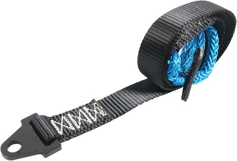 64 Inch Long Winch Strap with Metal Fixing Plate High Strength Snow Plow Cable ABS Perfect for UTV Use Heavy Duty Winch Rope in Kuwait