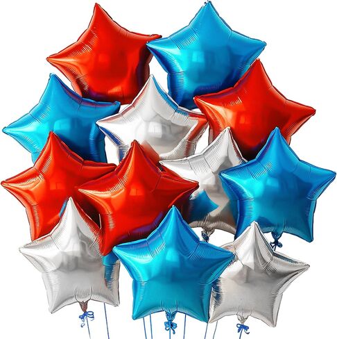 KatchOn, White and Red Valentine Balloons Set - Pack of 20 | Valentines Day Balloons, Foil Valentines Balloons for Valentines Day Decor | Romantic Heart Shaped Balloons for Valentines Day Decorations in Saudi Arabia