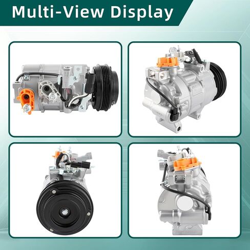 AUTOKAY A/C Compressor with Clutch for Ford Focus 2.0L 2014 2015 2016 2017 2018 Air Conditioning Replaces 178399 EV6Z19703A in Kuwait