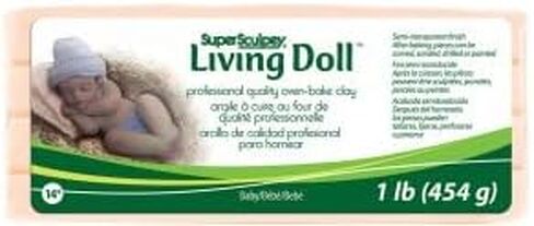 Sculpey Super SCULPEY Living Doll - Baby Skin - 454 GR in Kuwait