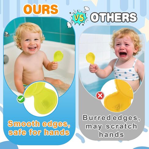 17Pcs Small Water Table Toys for Toddlers 1-3 - Super Easy to Clean, Baby Bath Toys Water Table Accessories with Floating Boats Spoons, for Kids Swimming Pool Tactile Training Educational Gifts in Kuwait