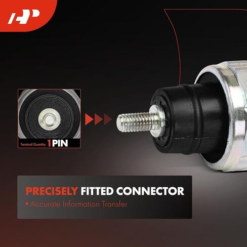 A-Premium Oil Pressure Switch [1 Pin] Compatible with Harley Touring, Softail, Dyna & FXR Big Twin Evolution Engine 1984-1999, Except Models with Electronic Pressure Gauge in Kuwait