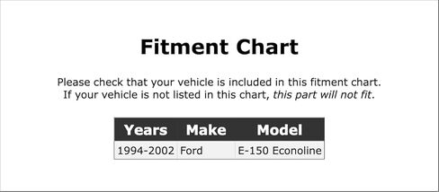 طقم أجهزة فرامل القرص الأمامي متوافق مع Ford E-150 Econoline 1994 1995 1996 1997 1998 1999 2000 2001 2002 PC-723004 in Kuwait