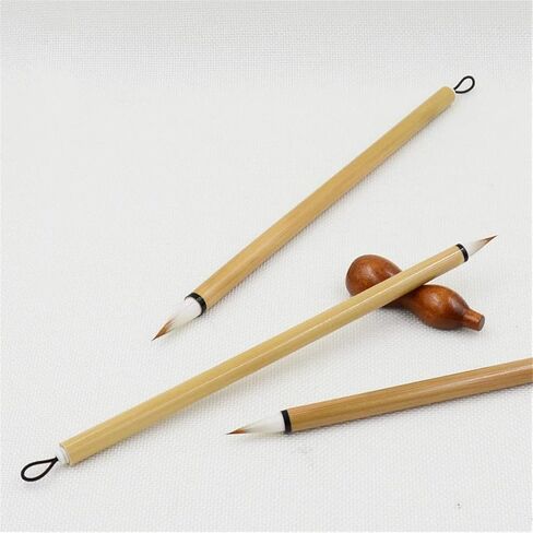 Chinese Calligraphy Brush Pen Set Weasel Woolen Multiple Hairs Brush Script Calligraphy Painting Brush in Kuwait