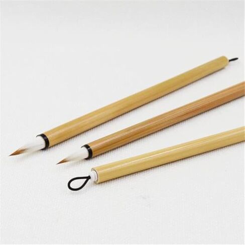 Chinese Calligraphy Brush Pen Set Weasel Woolen Multiple Hairs Brush Script Calligraphy Painting Brush in Kuwait
