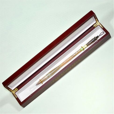 Wolf Hair Brush Boxed White Ox Horn Wolf Hair Calligraphy Brush Seal Script Running and Cursive Tip Pen in Kuwait