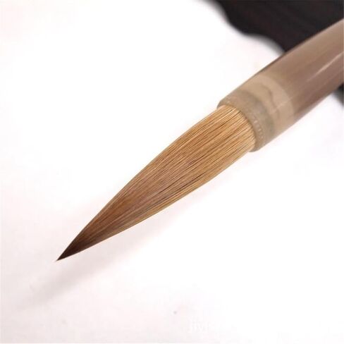 Wolf Hair Brush Boxed White Ox Horn Wolf Hair Calligraphy Brush Seal Script Running and Cursive Tip Pen in Kuwait