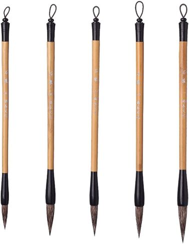 Chinese Calligraphy Brushes Pen Set Stone Badger Hair Calligraphies Pen Landscape Ink Painting Calligraphy Brush Set in Kuwait