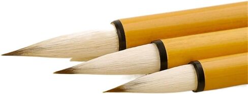 Multiple Hair Brush Chinese Traditional Calligraphy Brush Pen Regular Script Writing Brush Chinese Drawing Supplies in Kuwait
