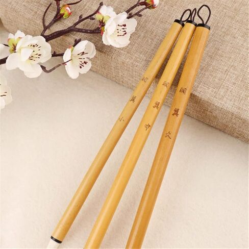 Multiple Hair Brush Chinese Traditional Calligraphy Brush Pen Regular Script Writing Brush Chinese Drawing Supplies in Kuwait