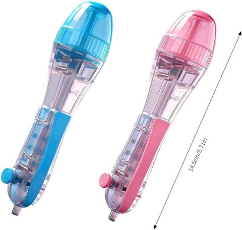 2.6mm Fuse Bead Pen with Automatic Dispenser - 2 Pieces Melty Beads for DIY Decor, Holiday Crafts, and Art Projects - Non-Slip Grip, Easy Press, Ideal for Adults and Gift Giving in Kuwait