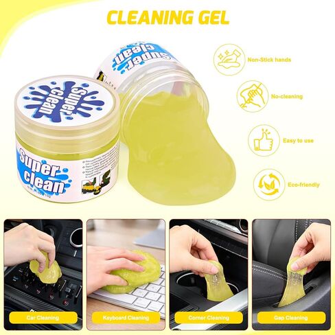 Nilight 15PCS Car Detailing Kit Auto Cleaning Tools Wash Set with Storage Carry Bag Beginners Easy to Use for Interior Exterior Car Care Clean Windshield Dashboard Seat Air Vents Wheels Tires, Yellow in Saudi Arabia