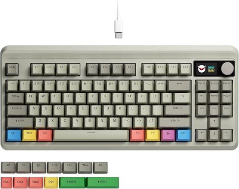XVX HE68 Hall Effect Keyboard,Rapid Trigger Gaming Keyboard Mode Adjustable Actuation, 8KHz Polling Rate, 60 Percent Wired RGB Backlit Mechanical Key board w IMD Keycaps for Mac/Win-White- Ice Crack in Saudi Arabia