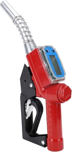 Keenso Electronic Fuel Nozzle, Digital Display Meter Auto Shut Off Gas Pump Handle with Anti Leakage Function, for Gasoline Kerosene Fuel Transfer in Kuwait