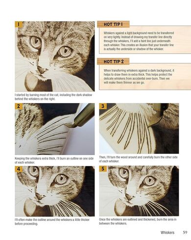 Woodburning Realistic Animals: 12 Step-by-Step Pyrography Projects of Birds, Pets, and Wildlife (Fox Chapel Publishing) Tutorials for Eyes, Fur, Manes, & Whiskers; Projects for Big Cats, Owls, & More in Kuwait
