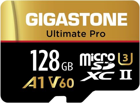 [5-Yrs Free Data Recovery] Gigastone 256GB Micro SD Card, Ultimate Pro, MicroSDXC Memory Card for Camera, R/W up to 280/180 MB/s, UHS-II U3 A1 V60 C10, with Adapter in Saudi Arabia