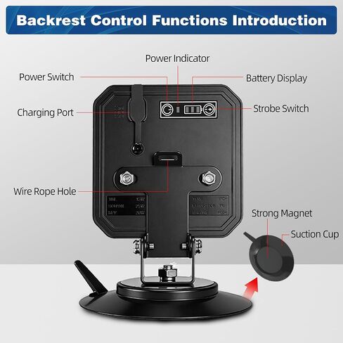Wireless Trailer Lights Magnetic Kit, Rechargeable LED Towing Lights 164ft Stable Signal, IP67 Waterproof No Wiring Brake Turn Signal Tail Light for Truck, RV, Boat, Camper (DOT Compliant) in Kuwait