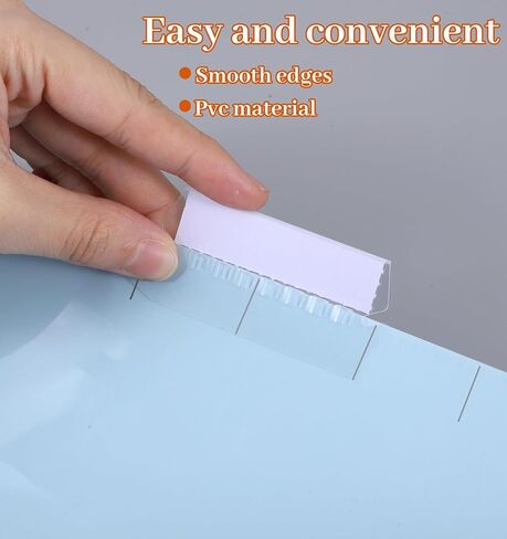 50 Pcs Hanging File Folder Labels, Reusable Identifiable Classification Tags for Office Document Organizing, Cabinet Filing and Home Paper Storage in Kuwait