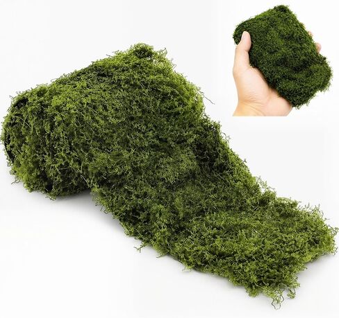Fake Moss Mat, 3.94x47.24 Inch Artificial Moss Table Runner, Green Faux Moss Decor for Fairy Garden Crafts, Wedding Centerpieces, Garden & Woodland Party, DIY Enchanted Forest, Home Decor in Kuwait
