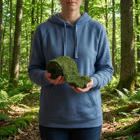 Fake Moss Mat, 3.94x47.24 Inch Artificial Moss Table Runner, Green Faux Moss Decor for Fairy Garden Crafts, Wedding Centerpieces, Garden & Woodland Party, DIY Enchanted Forest, Home Decor in Kuwait