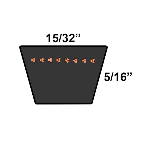 15560 Replacement Belt fits for AC for DELCO - for Equipment and Machinery Use in Kuwait