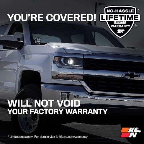 K&N Cold Air Intake System: High-Flow Air Filter, Increase Performance & Towing: Compatible with 1996-2000 (C2500 & SELECT MODELS), 57-3013-2 in Kuwait