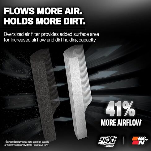 K&N NextGen Diesel Dryflow Cold Air Intake: Compatible with 2020-2026 Chevrolet/GMC; Silverado 2500 HD; Silverado 3500 HD; Sierra 2500 HD; Sierra 3500 HD; 50-3119D in Kuwait