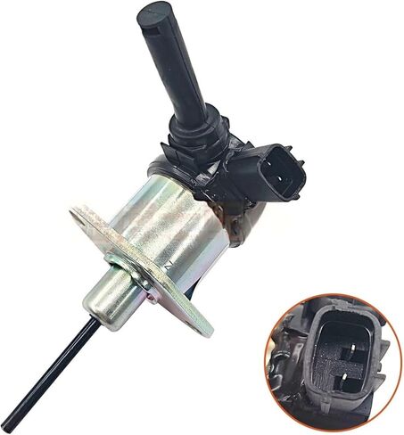 56 محرك Flameout Switch صمام قطع الزيت صمام الملف اللولبي 1A021-60017 1A02160017، 12V DC - جزء بديل لنظام وقود المعدات الزراعية للجرارات in Kuwait