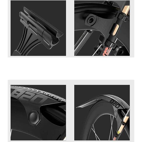 Bicycle Mudguard for Gravel/Road Bikes & City Bikes – Lightweight PC Nylon Design with Quick Release (700C, up to 50mm Tire Width) – Splash Protection & Easy Installation in Kuwait