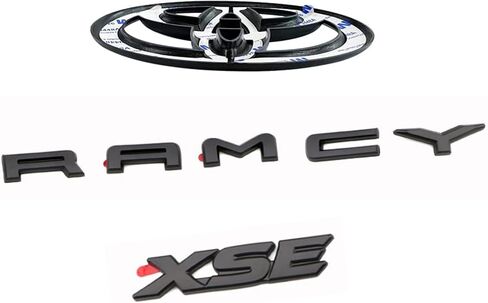 تراكبات شعار التعتيم 7 قطع متوافقة مع Camry XSE 2018 2019 2020 2021 2022 2023 2024 تراكب شارة بلاستيكية ABS 260203 مع لاصق قوي أسود غير لامع in Kuwait